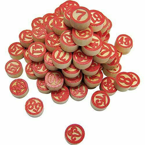 Numeri legno per tombola - 90,