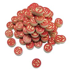 90 NUMERI GETTONI IN LEGNO PER